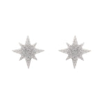 Silver Atomic Star Stud Earring by Erstwilder