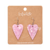 From the Heart Essential Drop Earrings - Pink by Erstwilder