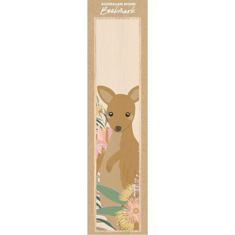 Kangaroo Wooden Bookmark