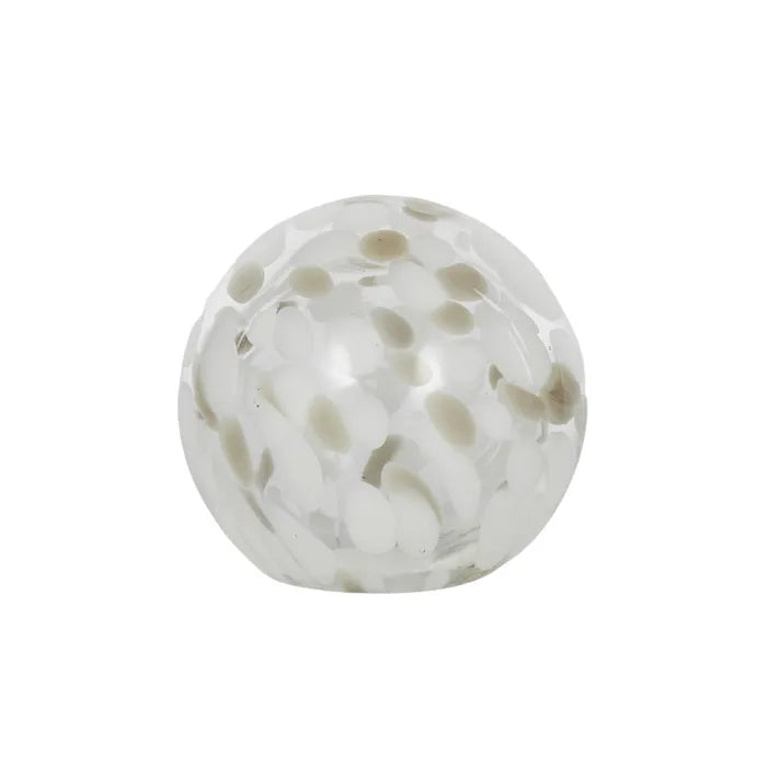 Mottie Milky Glass Decorative Ball -Small