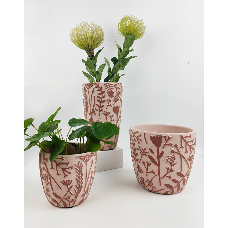 Alex Floral Vase Pink